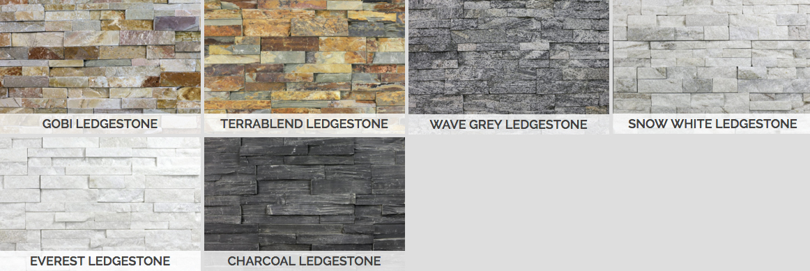 LEDGESTONE SAMPLES - Stonetek Natural Stone | Stacked Stone Veneer ...